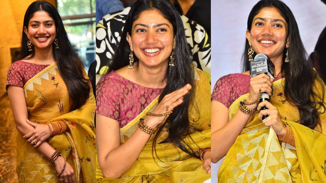 Sai Pallavi : అమరన్ సక్సెస్ మీట్ లో సాయి పల్లవి.. చీరలో ఎంత క్యూట్ గా ఉందో..