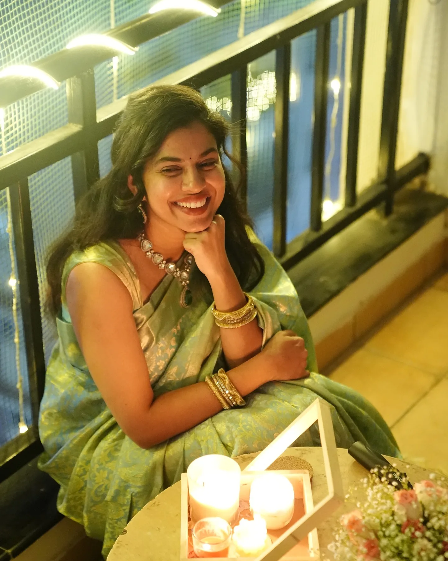 Singer Sravana Bhargavi Amazing Looks for Diwali