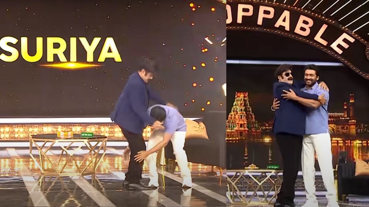 Suriya – Balayya : బాలయ్య కాళ్లకు నమస్కరించిన సూర్య.. ఇద్దరూ కలిసి డ్యాన్స్ వేసి.. Suriya – Balayya : బాలయ్య కాళ్లకు నమస్కరించిన సూర్య.. ఇద్దరూ కలిసి డ్యాన్స్ వేసి..