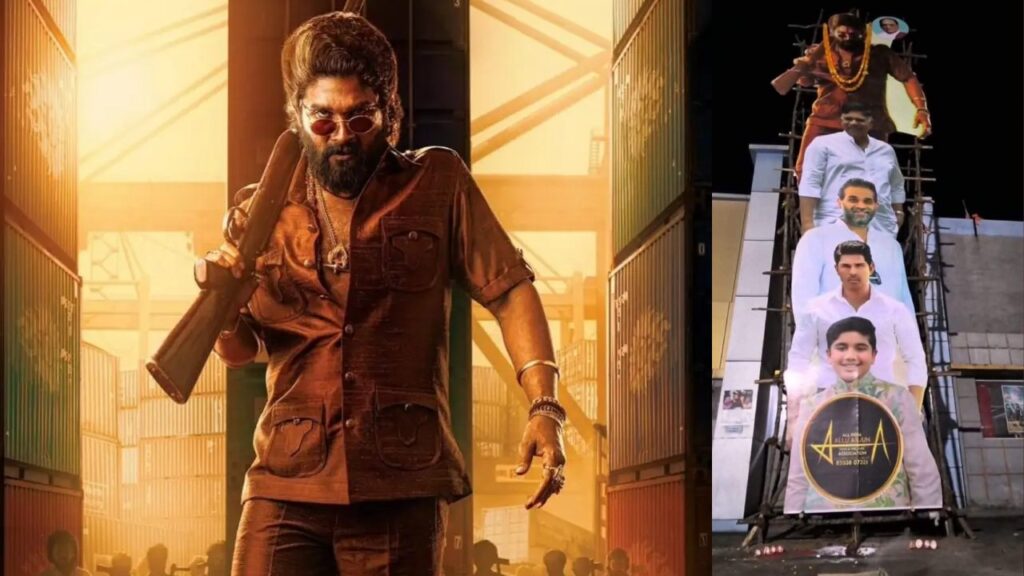 ALLU Family Cutout From Allu Ramalingaiah to Allu Ayan Photo viral