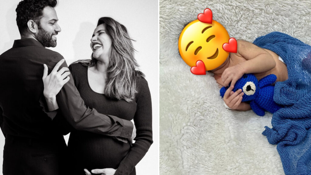 Heroine Akshara Gowda recently shared cute photos of her baby