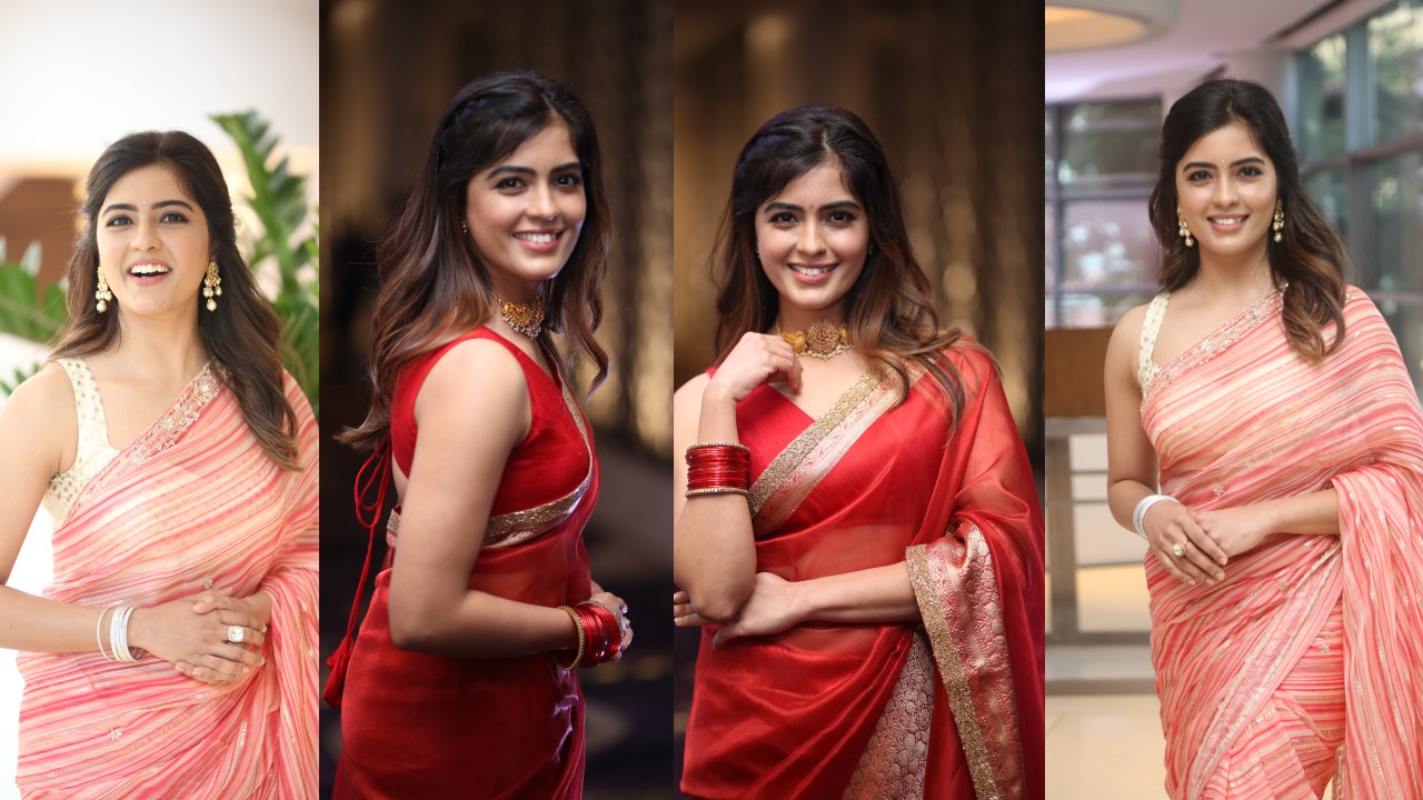 Amritha Aiyer : చీరల్లో అమృత అయ్యర్ అందాలు చూశారా.. నవ్వితే ఎంత బాగుందో..