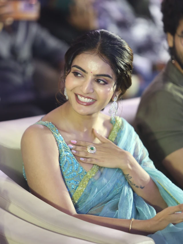 Ananya Nagalla Shows her Beauty in Saree at Srikakulam Sherlockholmes Promotions