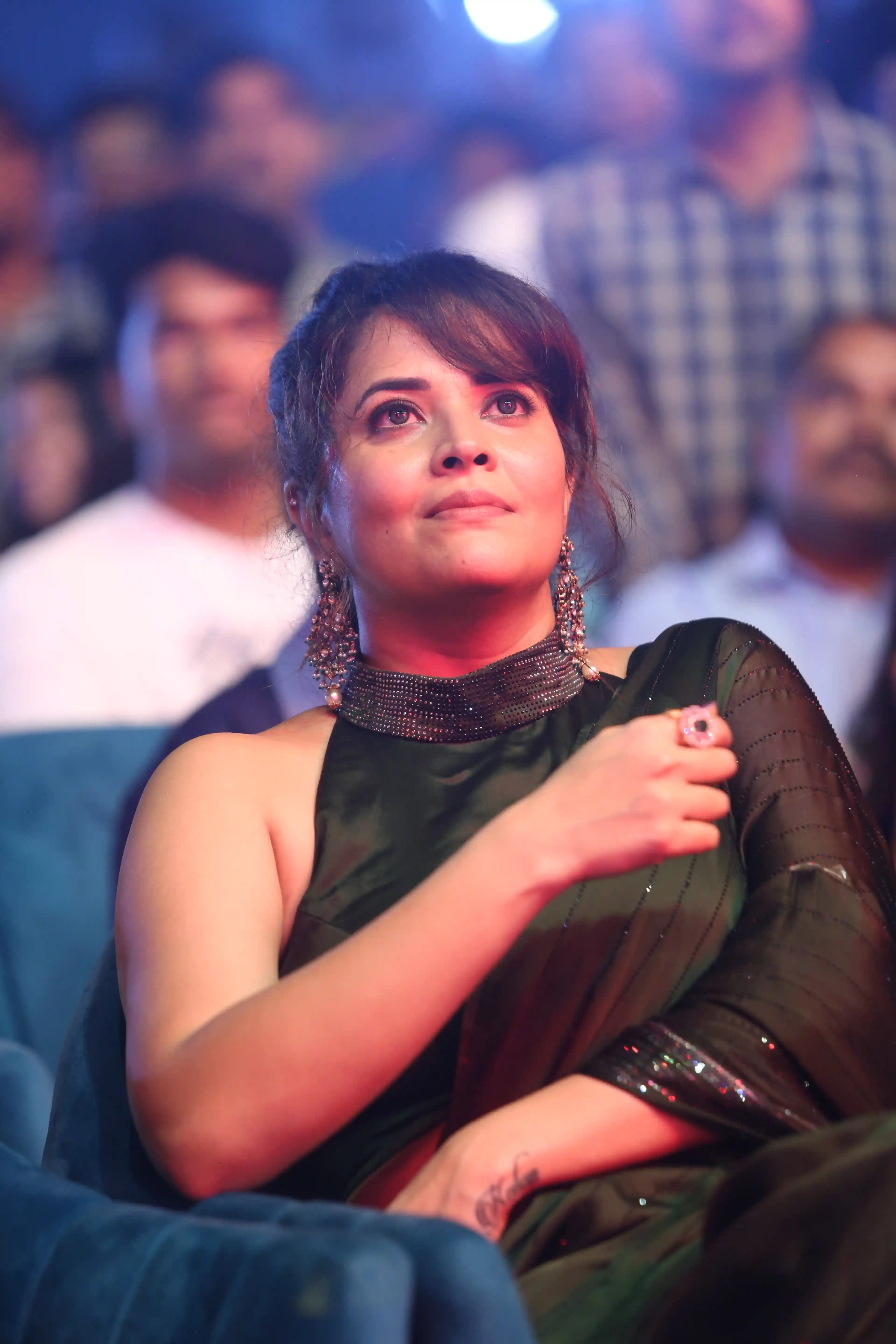 Anasuya Bharadwaj Beautiful Looks in Saree