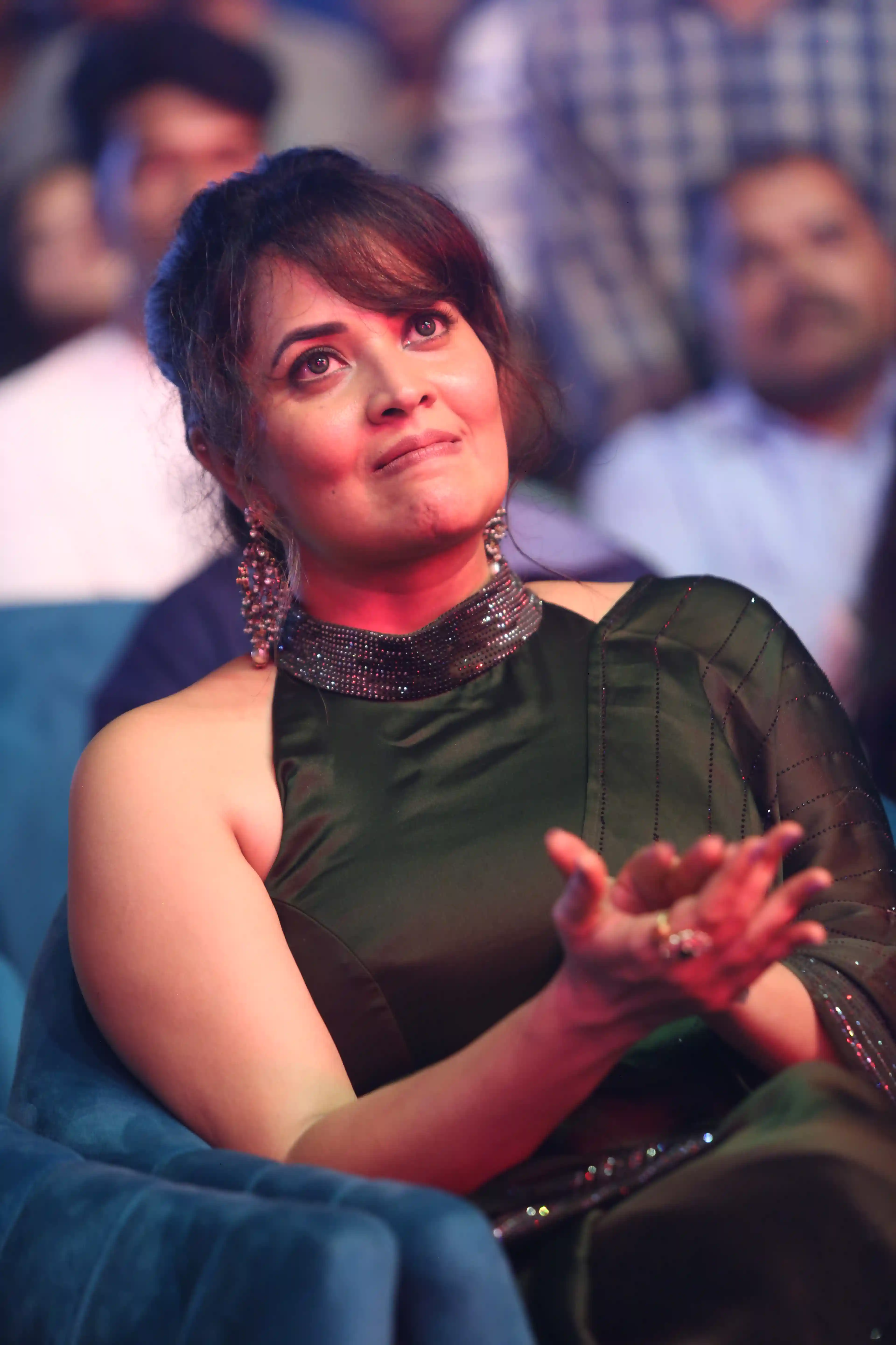 Anasuya Bharadwaj Beautiful Looks in Saree