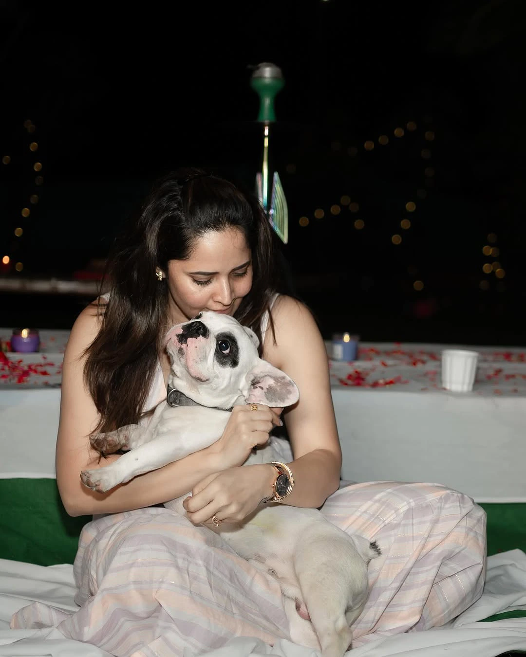 Anasuya Bharadwaj Shines in Night Lights
