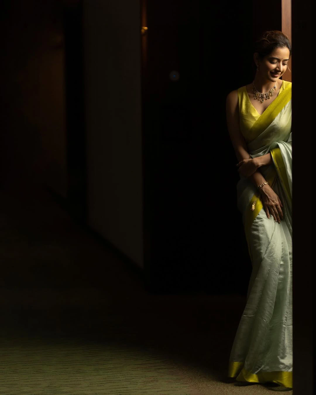 Ashika Ranganath Stunning Looks in Saree