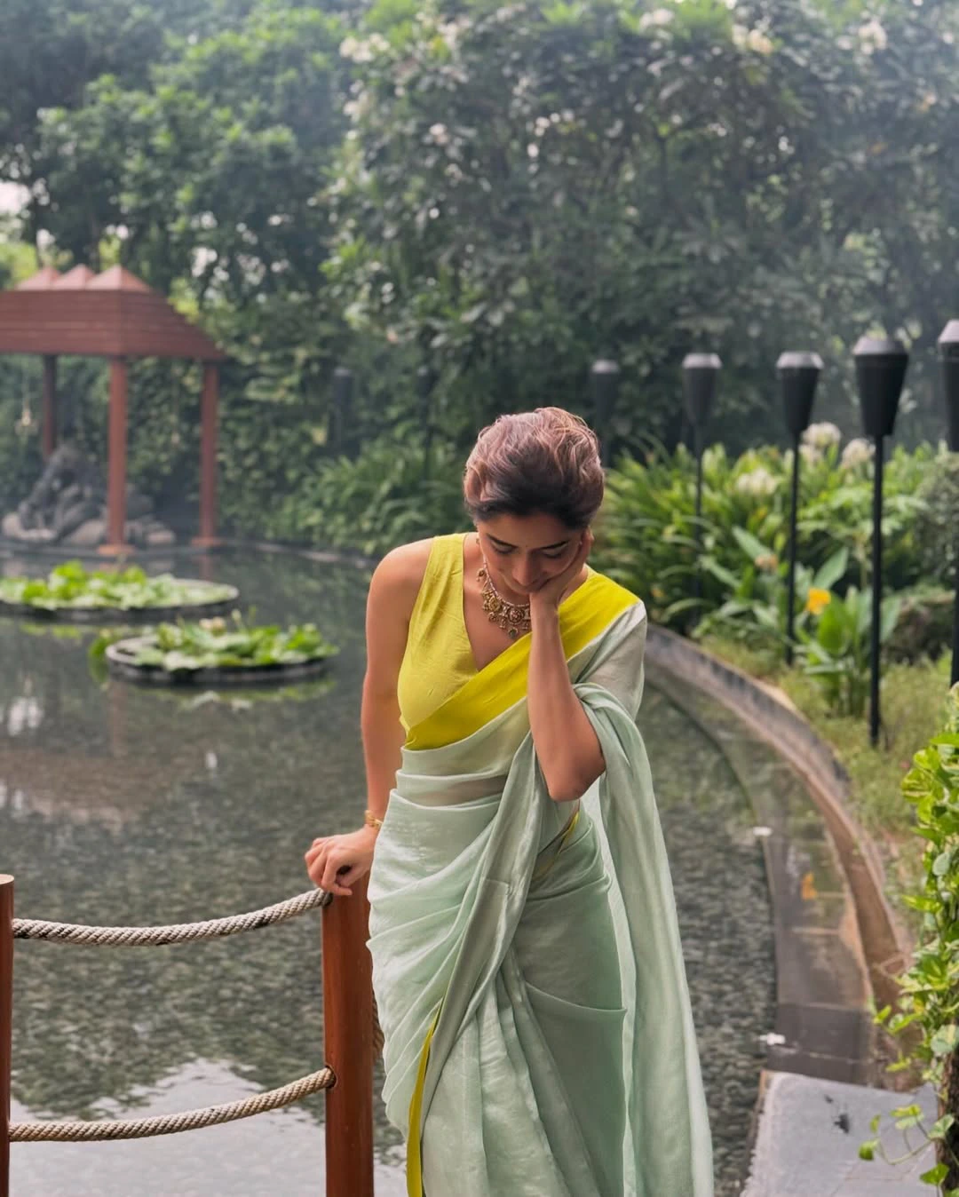 Ashika Ranganath Stunning Looks in Saree