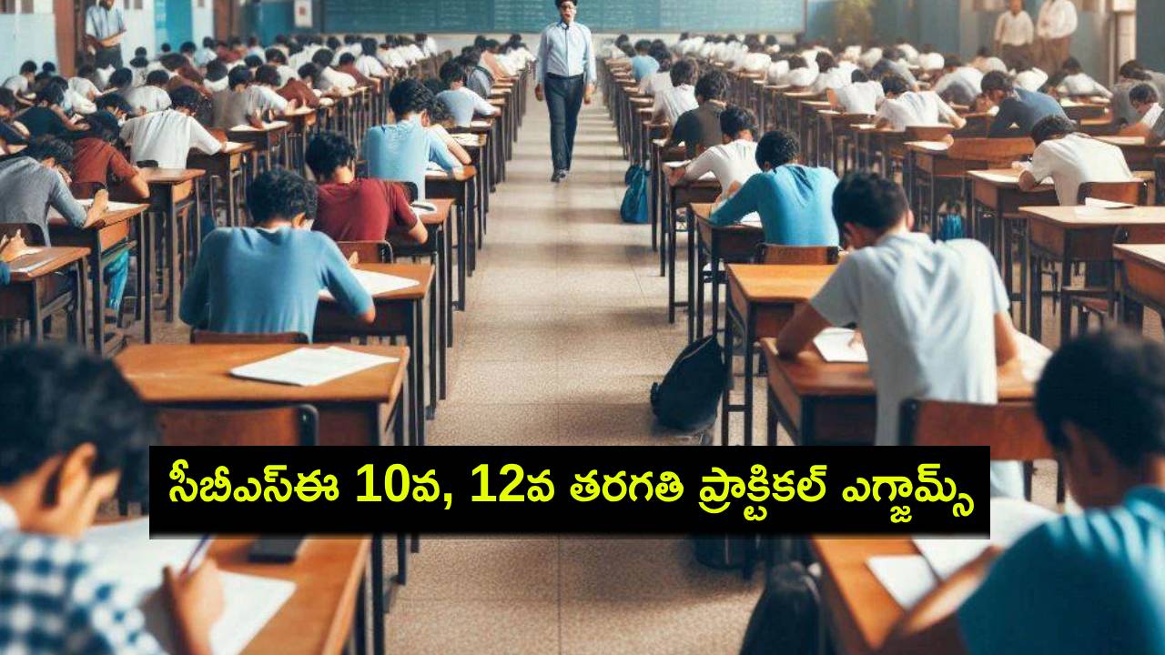 CBSE Practical Exam Dates : సీబీఎస్ఈ 10వ, 12వ తరగతి ప్రాక్టికల్ ఎగ్జామ్ తేదీలివే.. ఫుల్ గైడ్లైన్స్! CBSE Practical Exam Dates : సీబీఎస్ఈ 10వ, 12వ తరగతి ప్రాక్టికల్ ఎగ్జామ్ తేదీలివే.. ఫుల్ గైడ్లైన్స్!