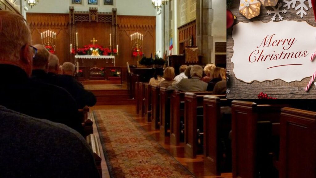 Christmas with prayers