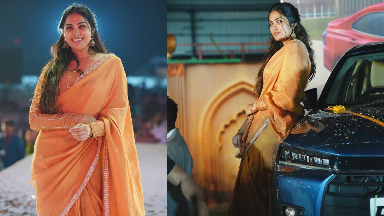 Actress Divi : చీరలో దివి వెలుగులు.. సంవత్సరం చివర్లో ఇలా క్యూట్ గా నవ్వుతూ..