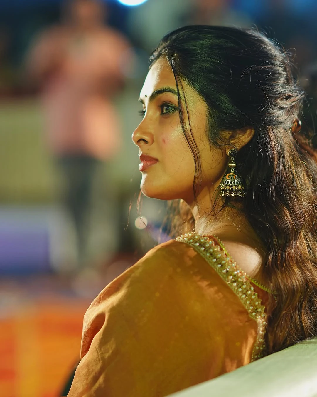 Actress Divi Cute Looks in Saree