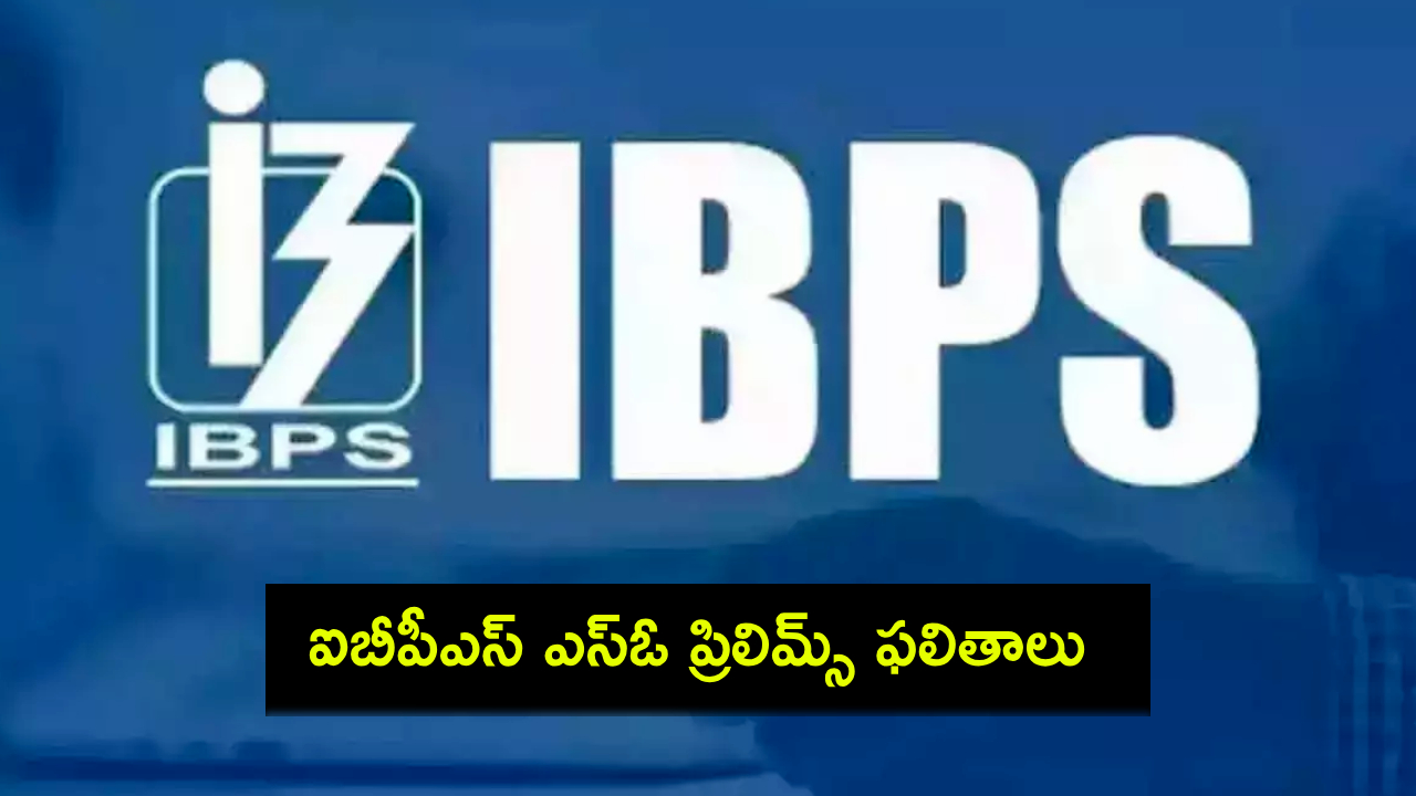 IBPS SO Prelims Result : ఐబీపీఎస్ ఎస్ఓ ప్రిలిమ్స్ ఫలితాలు విడుదల.. ఇలా డౌన్లోడ్ చేసుకోండి! IBPS SO Prelims Result : ఐబీపీఎస్ ఎస్ఓ ప్రిలిమ్స్ ఫలితాలు విడుదల.. ఇలా డౌన్లోడ్ చేసుకోండి!