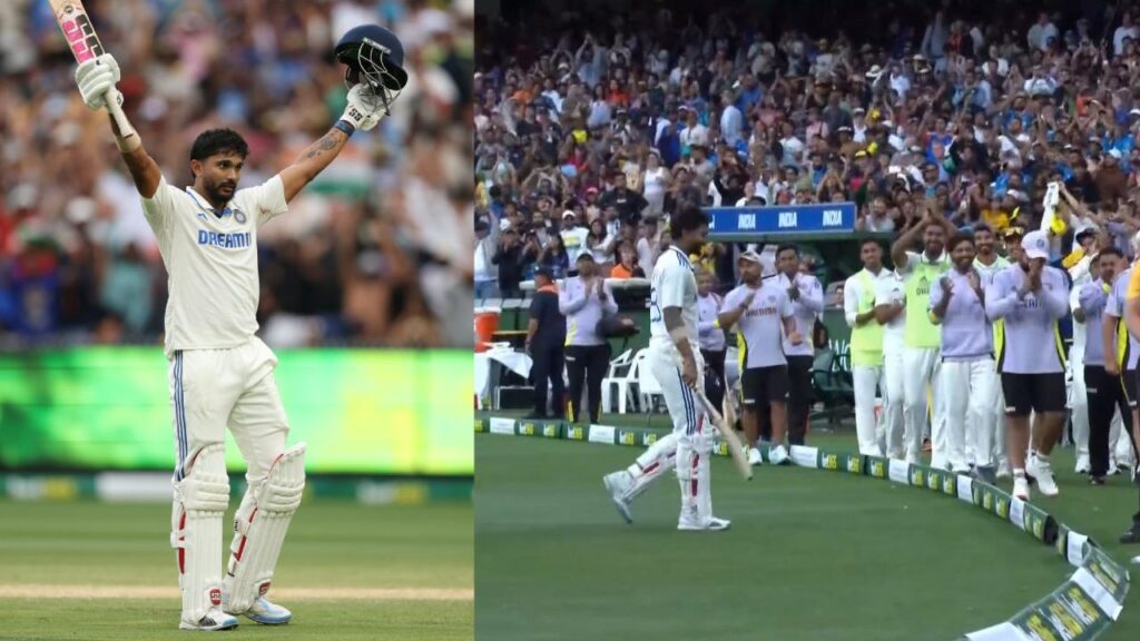 IND vs AUS 4th test Nitish Kumar Reddy achieved 5 records with his maiden century in test