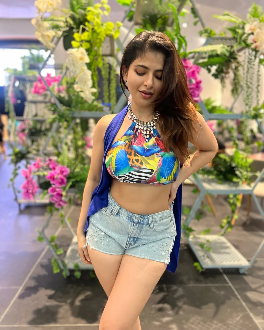 Iswarya Menon Shows her Beauty in Short Dress