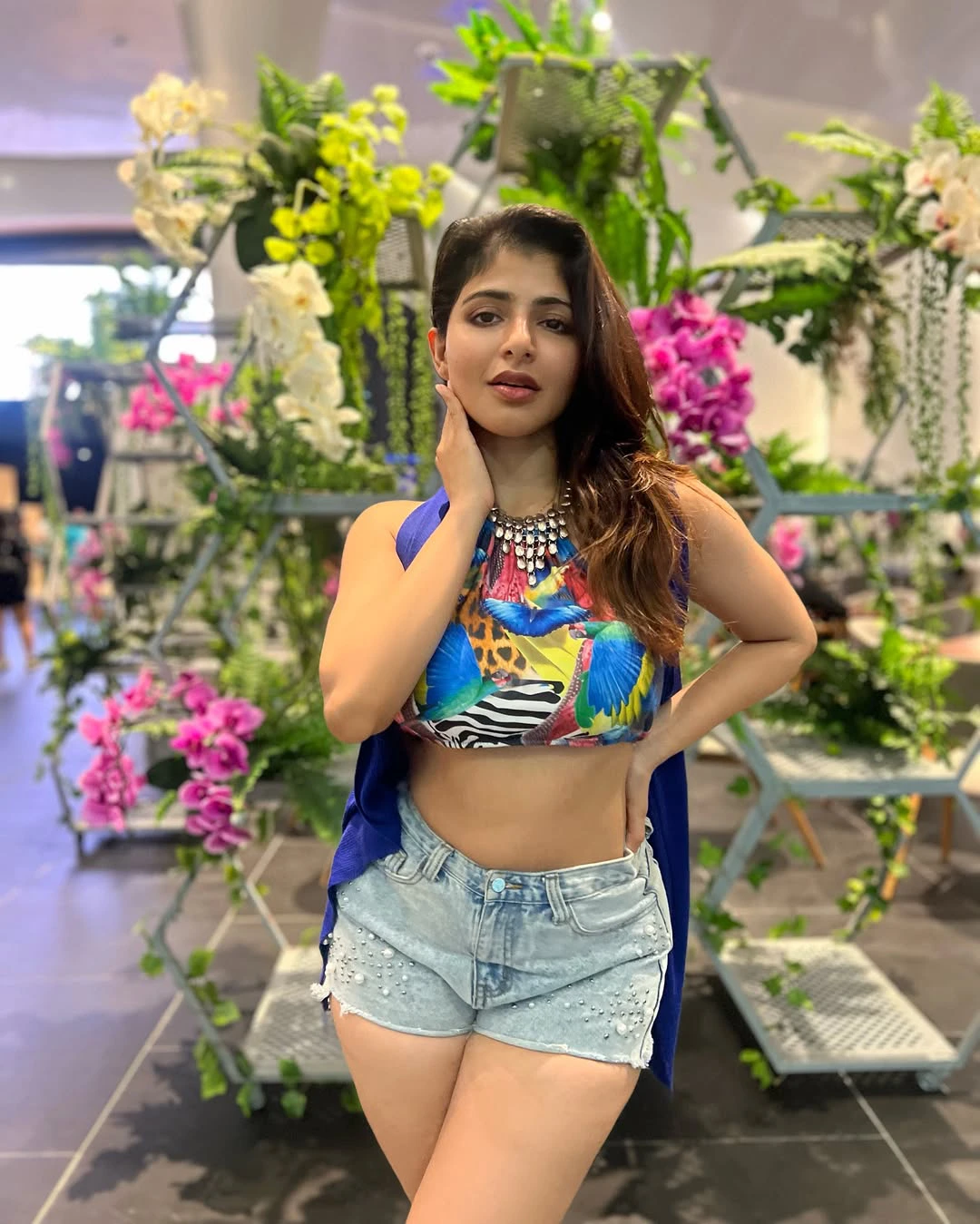 Iswarya Menon Shows her Beauty in Short Dress
