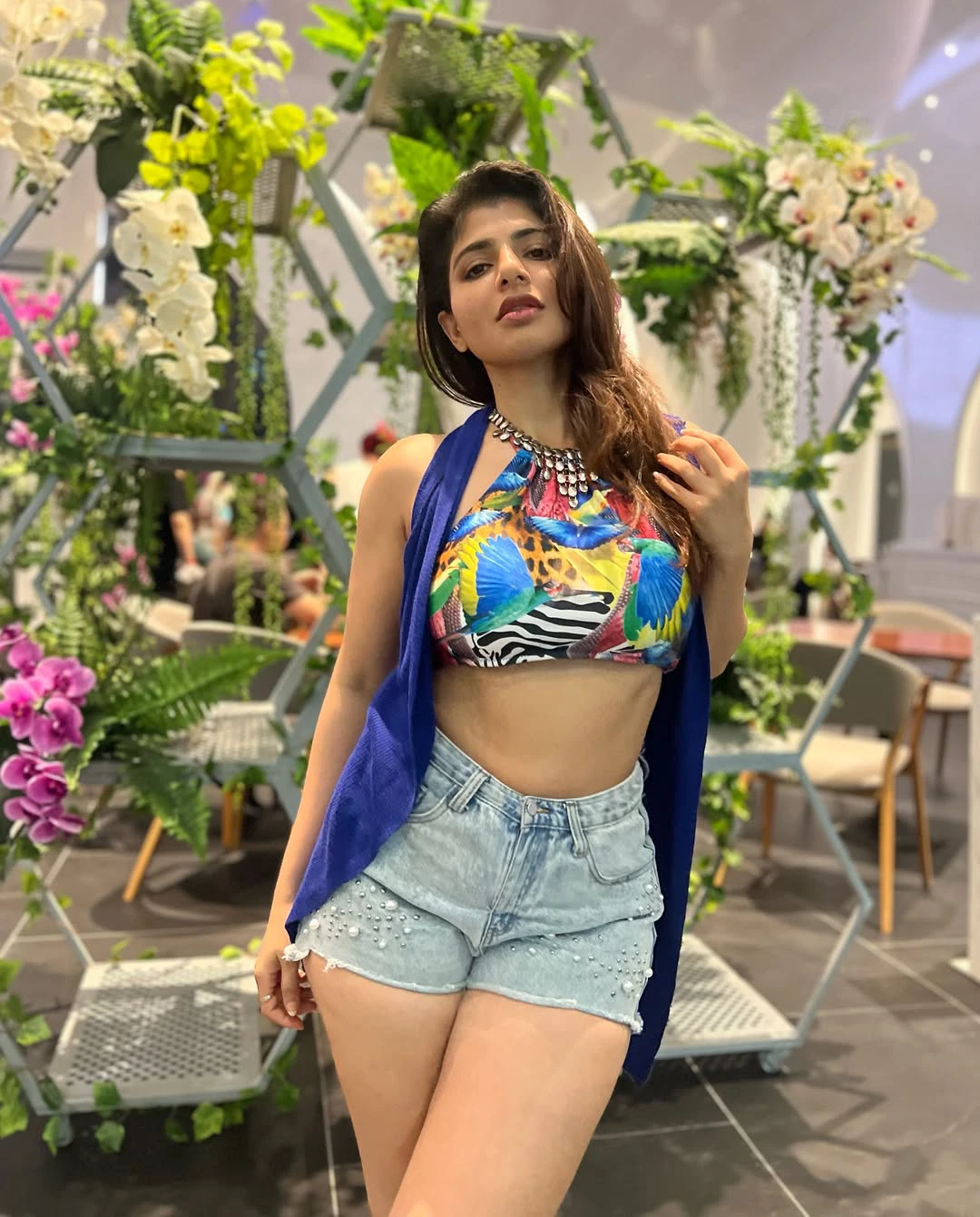 Iswarya Menon Shows her Beauty in Short Dress
