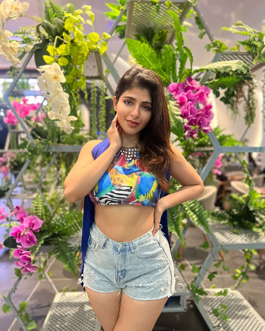 Iswarya Menon Shows her Beauty in Short Dress