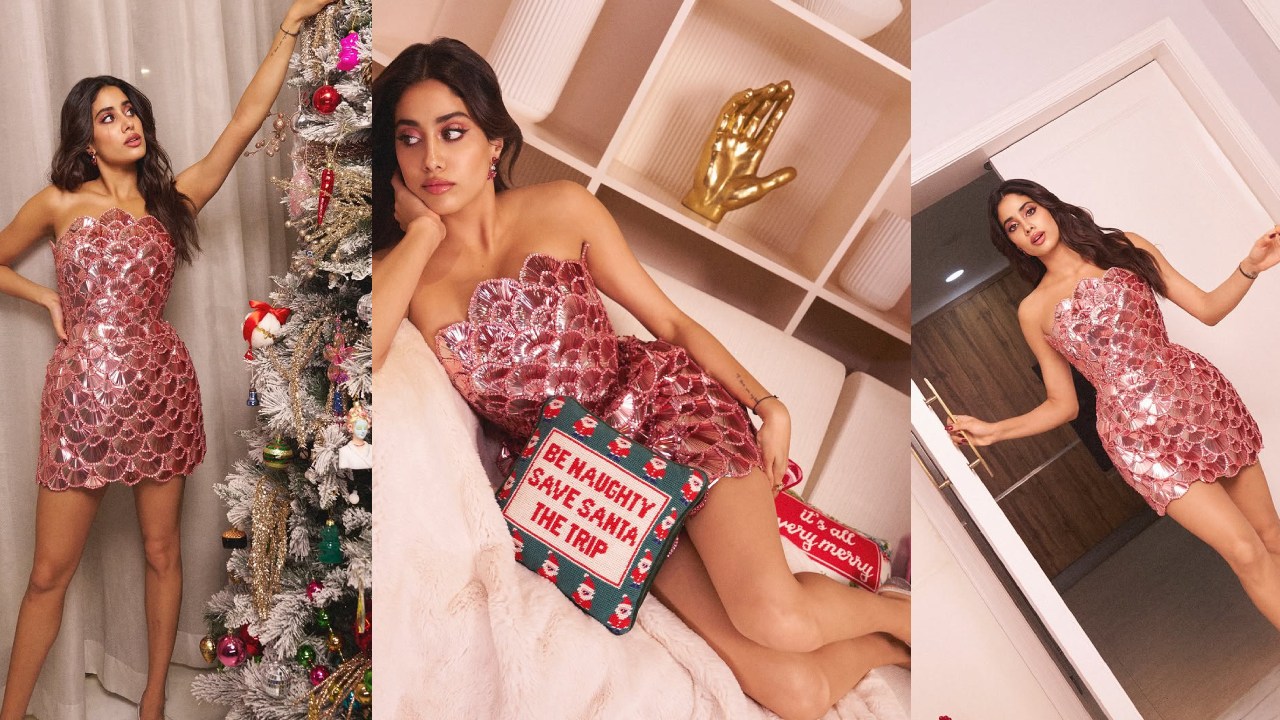Janhvi Kapoor : బీ నాటీ అంటున్న జాన్వీ కపూర్.. జాన్వీ క్రిస్మస్ స్పెషల్ ఫోటోలు చూశారా?
