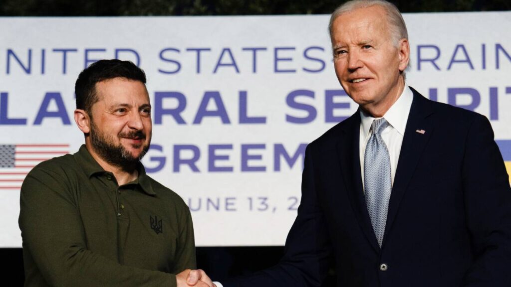 Joe Biden Volodymyr Zelenskyy