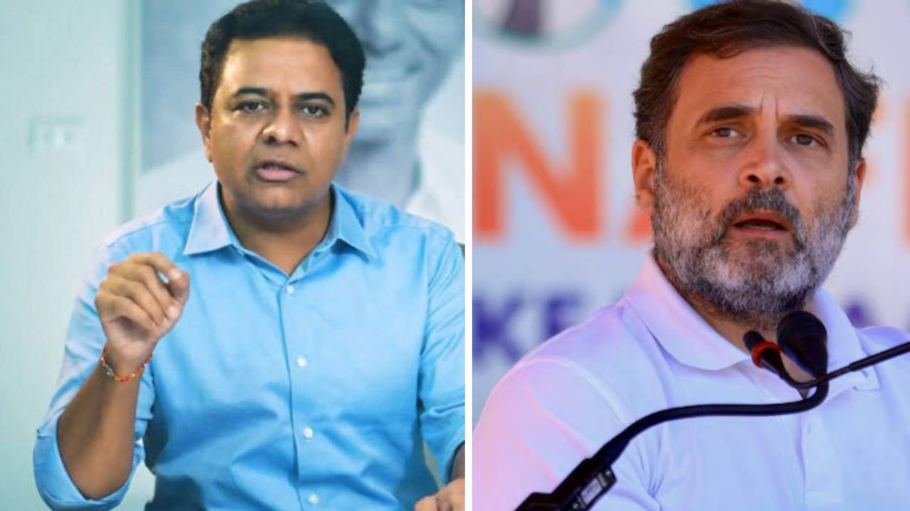KTR: ఆ విషయంలో తెలంగాణ ప్రజలకు సమాధానం చెప్పండి.. రాహుల్ గాంధీకి కేటీఆర్ లేఖ KTR: ఆ విషయంలో తెలంగాణ ప్రజలకు సమాధానం చెప్పండి.. రాహుల్ గాంధీకి కేటీఆర్ లేఖ