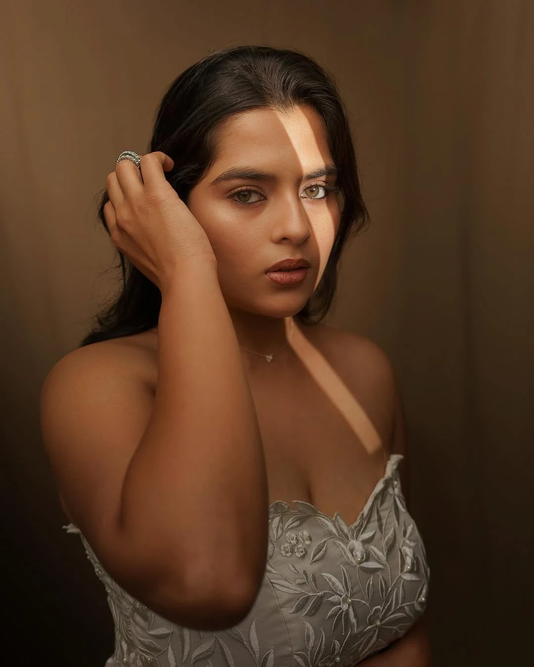 Kavya Kalyanram Looks like Angel in White Gown