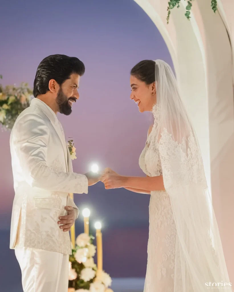 Keerthy Suresh Shared her Christian Wedding Style Photos with her Husband Antony  