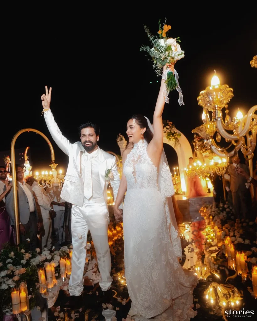 Keerthy Suresh Shared her Christian Wedding Style Photos with her Husband Antony  