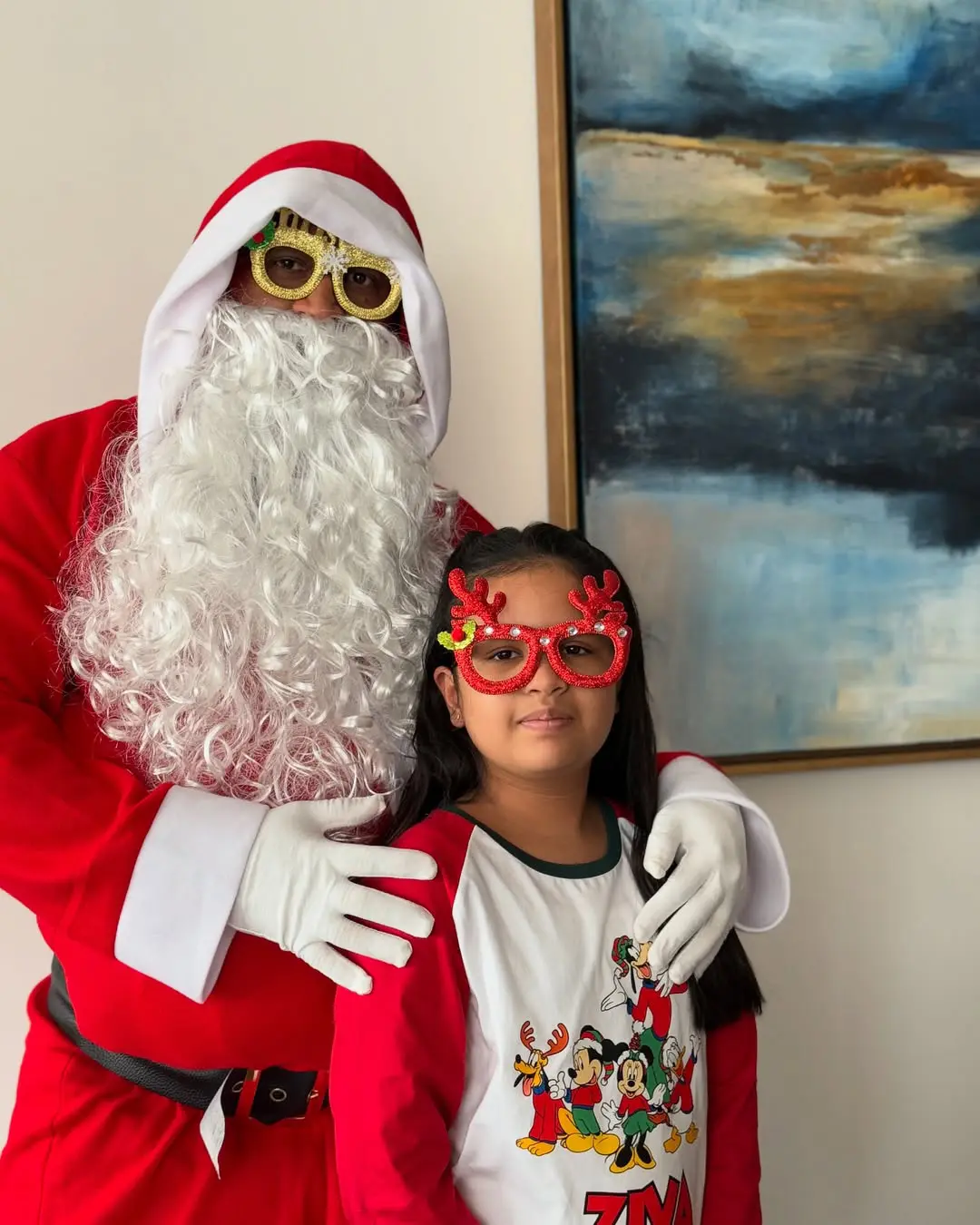 MS Dhoni Christmas Celebrations Photos