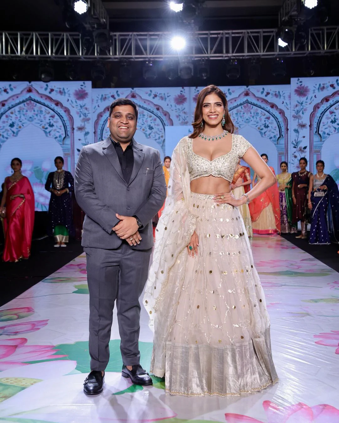 Malavika Mohanan Shows Her Beauty in Fashion Show