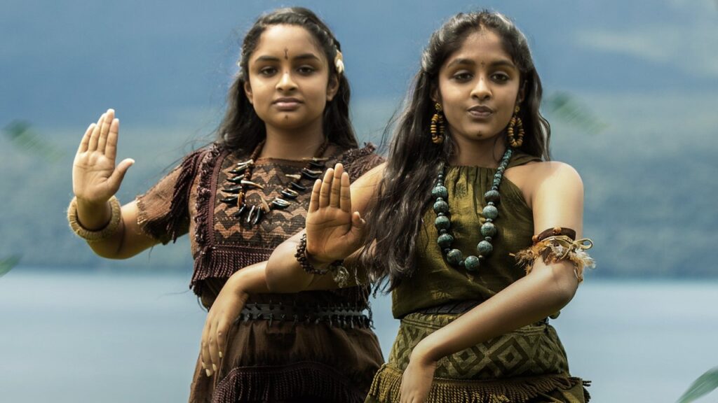 Manchu Vishnu daughters Ariaana Viviana looks in Kannappa