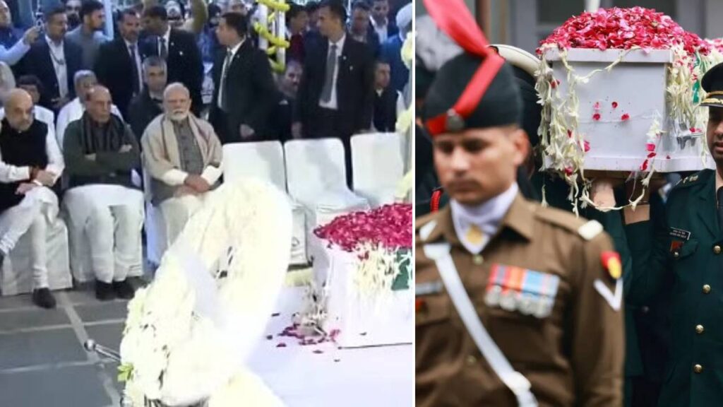 Manmohan Singh funeral
