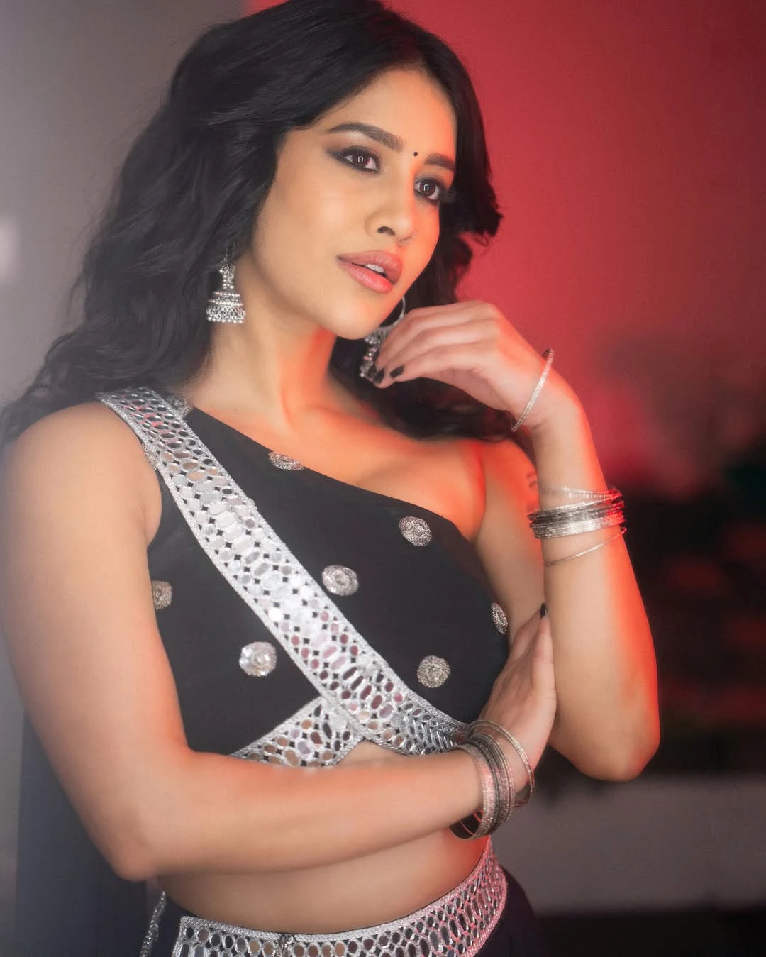 Nabha Natesh Shows her Beauty in Black Dress