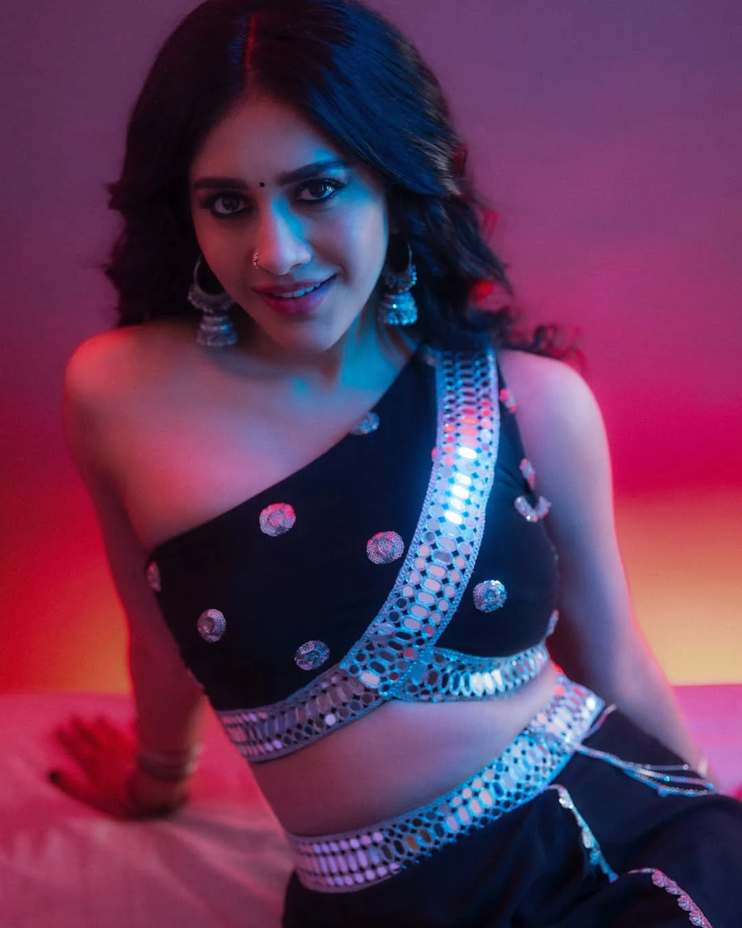 Nabha Natesh Shows her Beauty in Black Dress