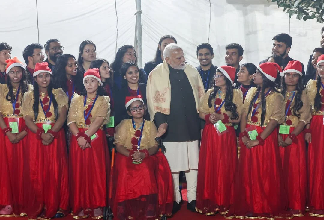 Narendra Modi Christmas Celebrations at Catholic Bishops Conference of India