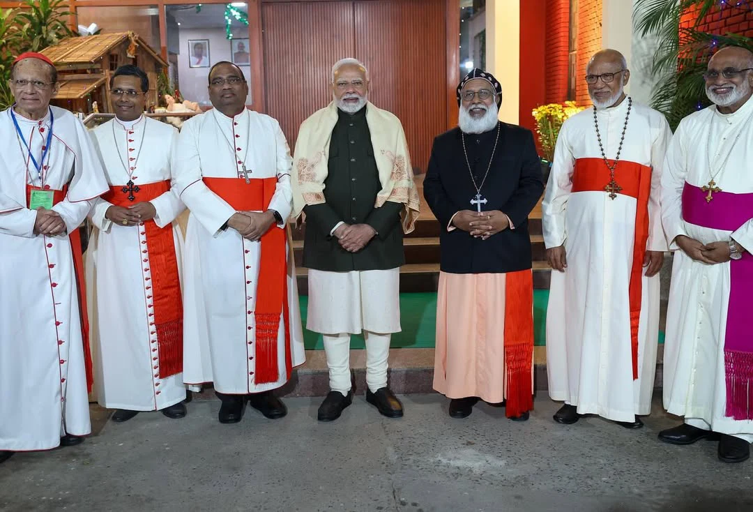 Narendra Modi Christmas Celebrations at Catholic Bishops Conference of India