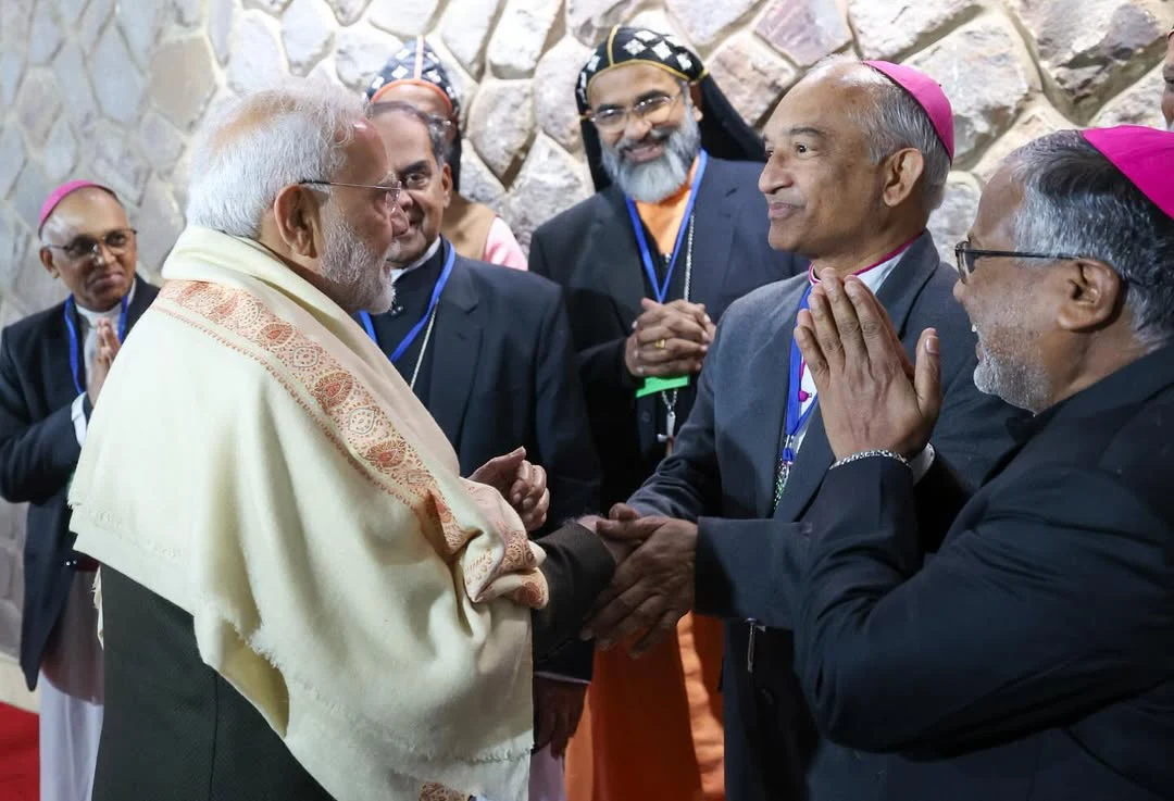 Narendra Modi Christmas Celebrations at Catholic Bishops Conference of India