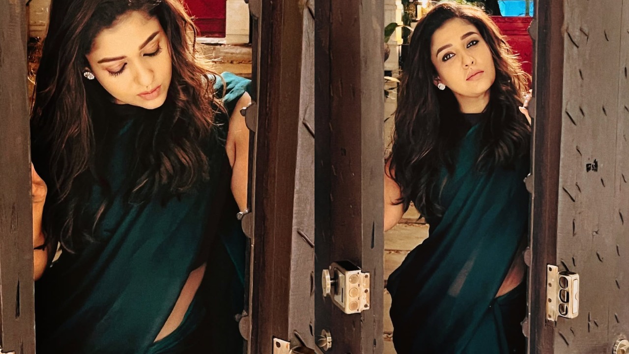 Nayanthara : ధనుష్ వివాదం తర్వాత మొదటిసారి చీరలో నయనతార.. ఫోటోలు చూశారా?