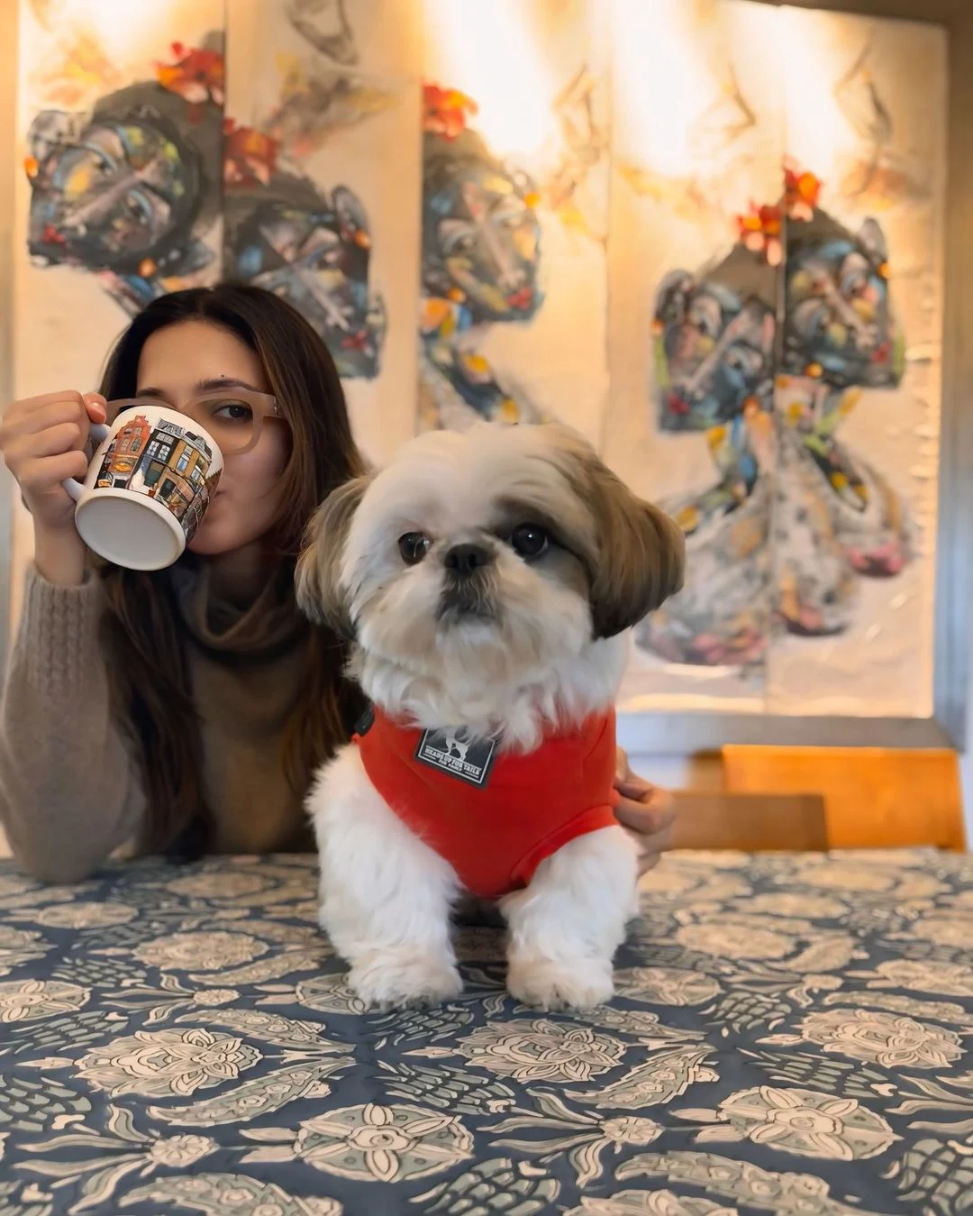Neha Shetty Cute Photos with Pet Dog