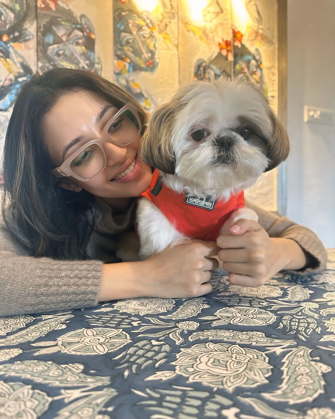 Neha Shetty Cute Photos with Pet Dog