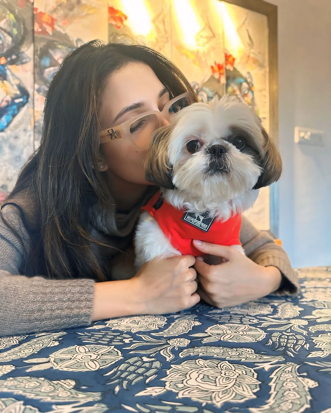 Neha Shetty Cute Photos with Pet Dog