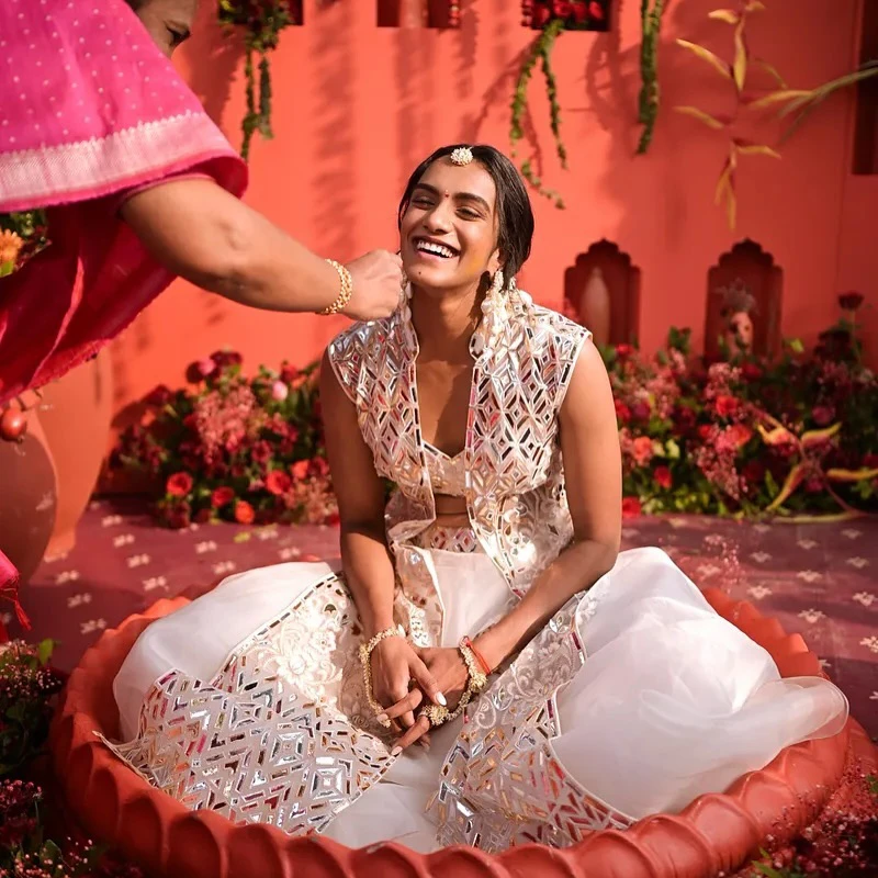 Badminton Player PV Sindhu Venkat Datta Wedding Photos
