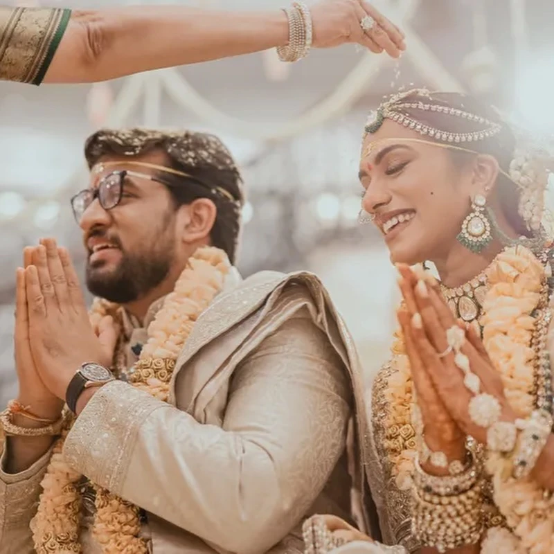 Badminton Player PV Sindhu Venkat Datta Wedding Photos