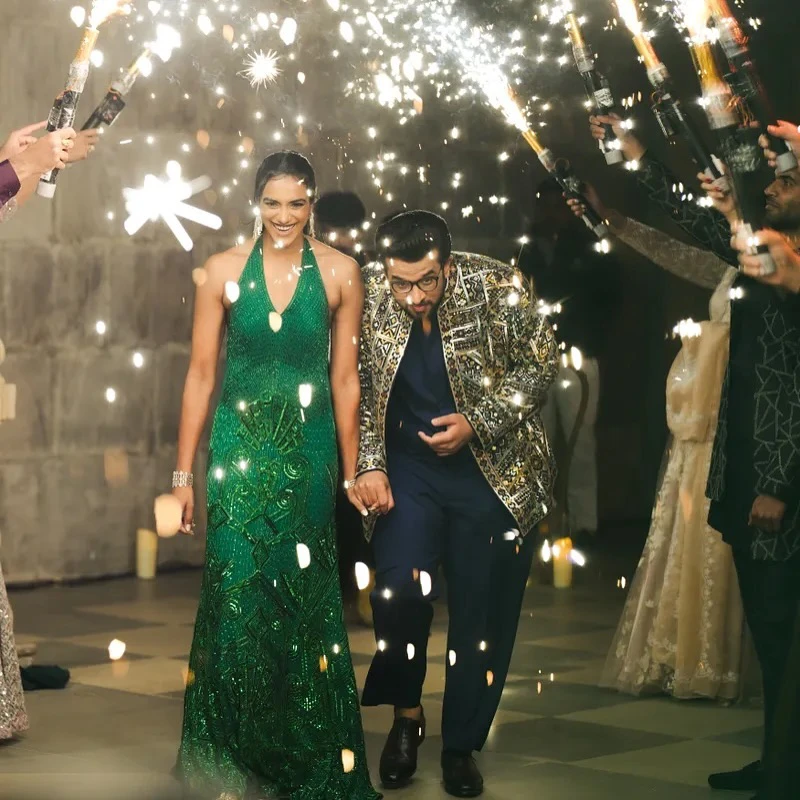 Badminton Player PV Sindhu Venkat Datta Wedding Photos