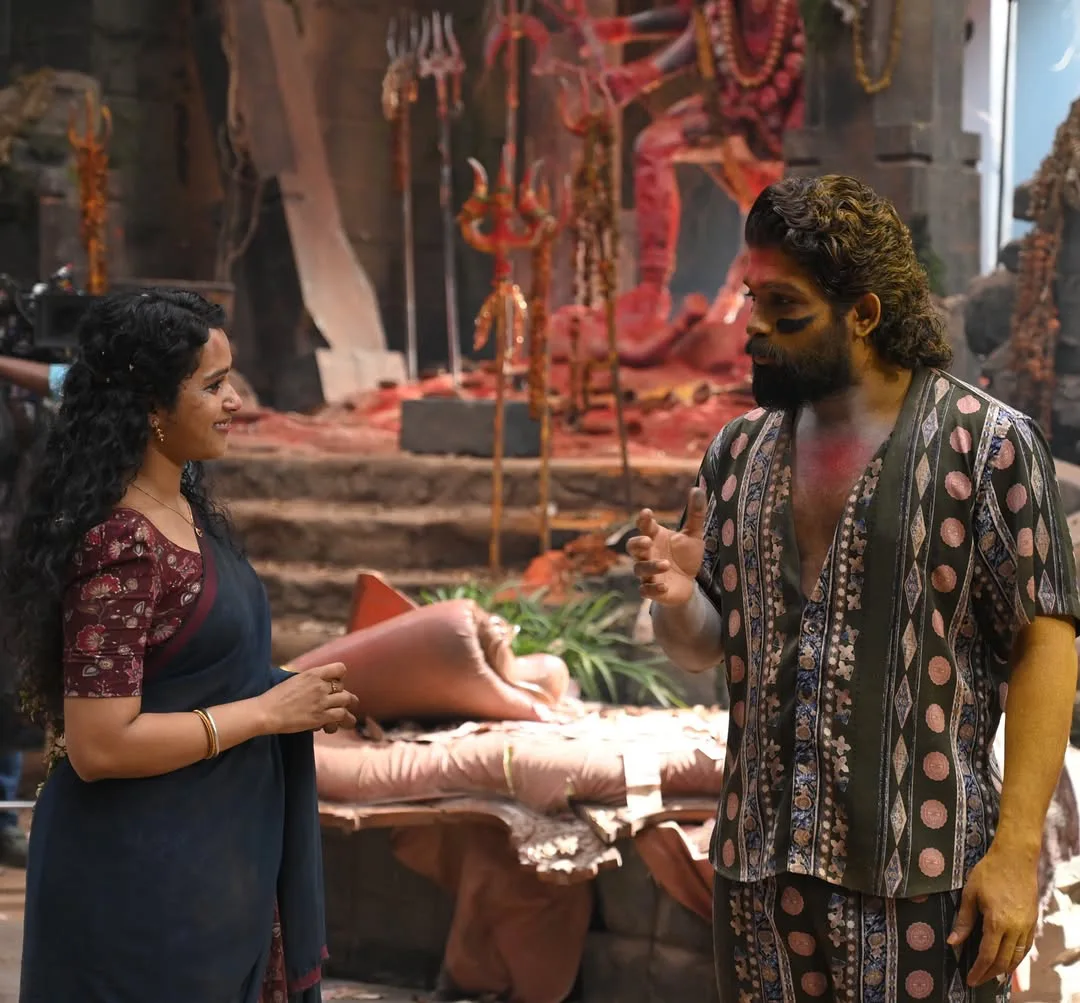 Allu Arjun Pushpa 2 Fight Scenes Working Stills