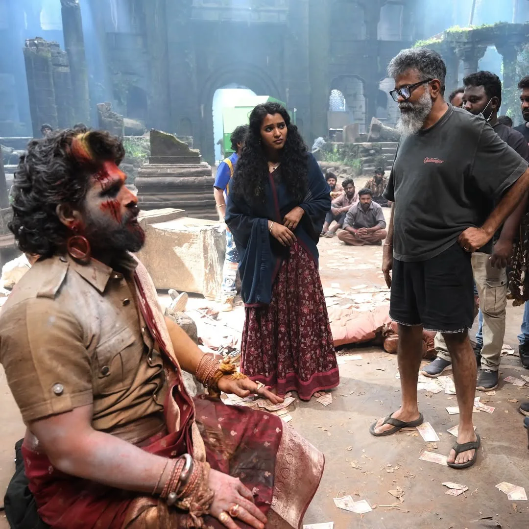 Allu Arjun Pushpa 2 Fight Scenes Working Stills