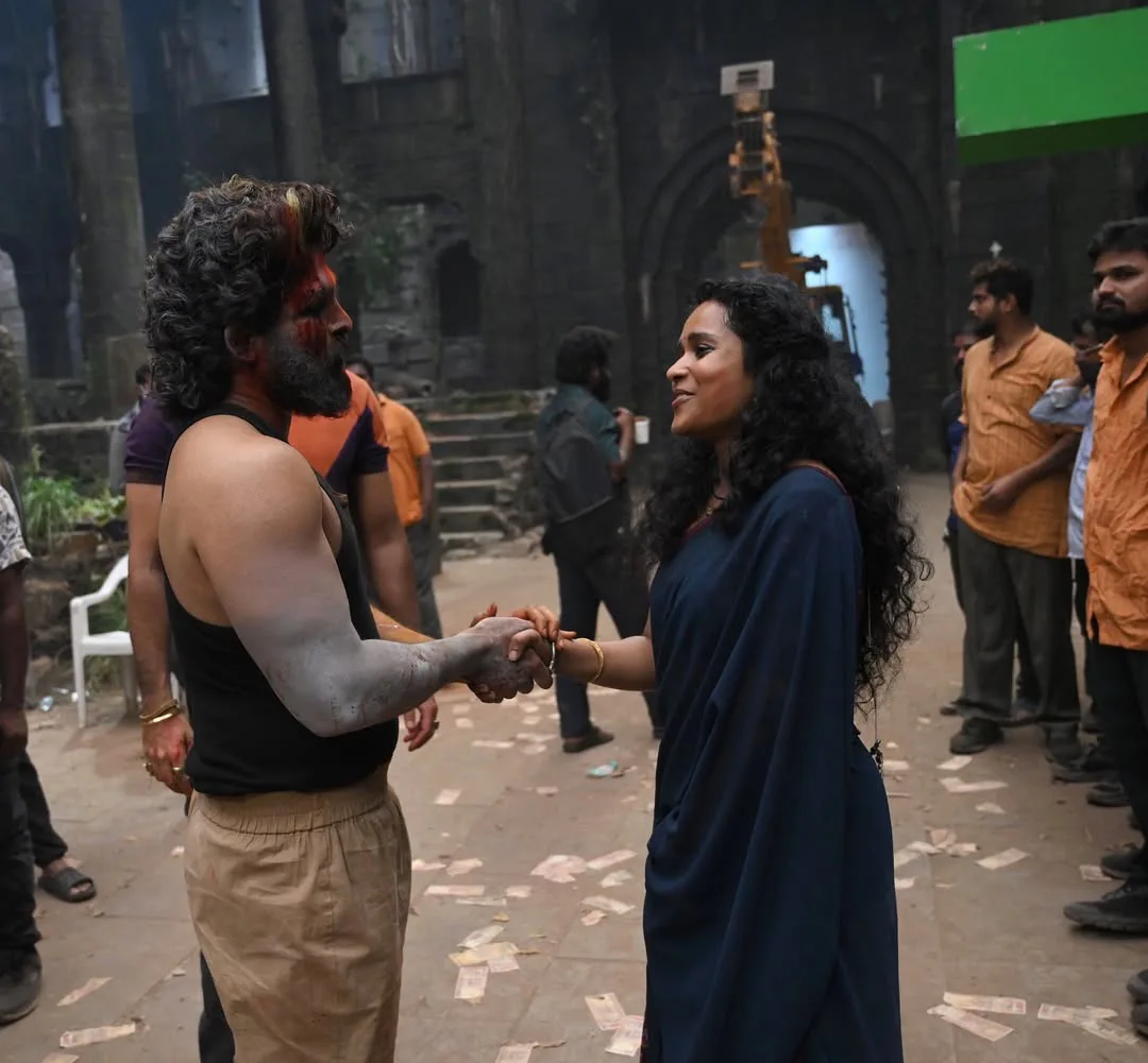 Allu Arjun Pushpa 2 Fight Scenes Working Stills