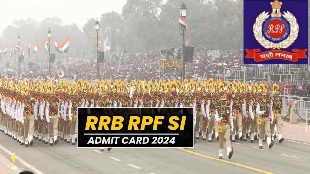 RRB RPF SI Recruitment 2024