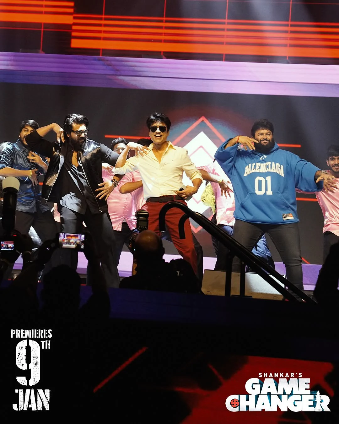 Ram Charan Game Changer Movie Pre Release Event Photos