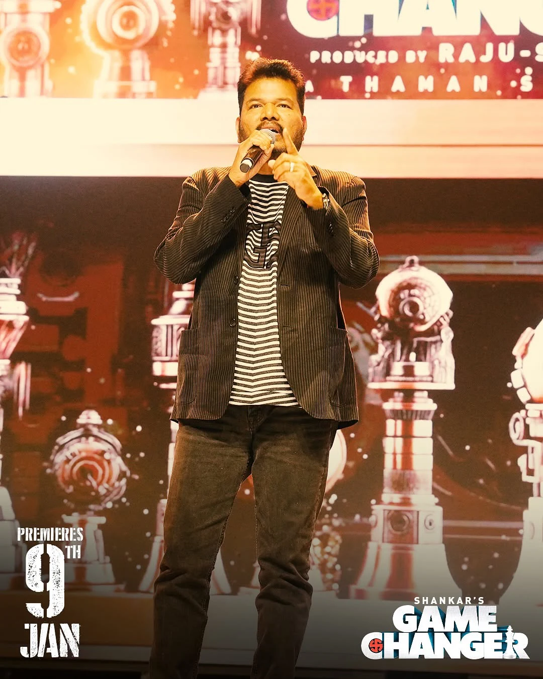 Ram Charan Game Changer Movie Pre Release Event Photos